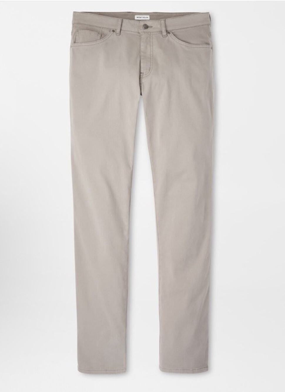 Peter Millar Gray Signature Sateen Five-Pocket Pant 35/32